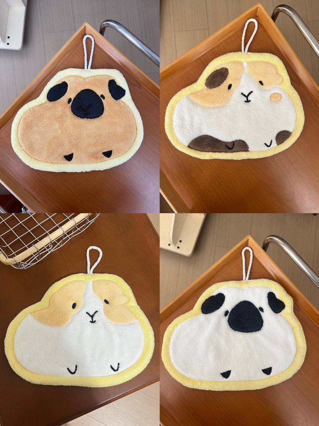モルモットぬいぐるみハンドタオル