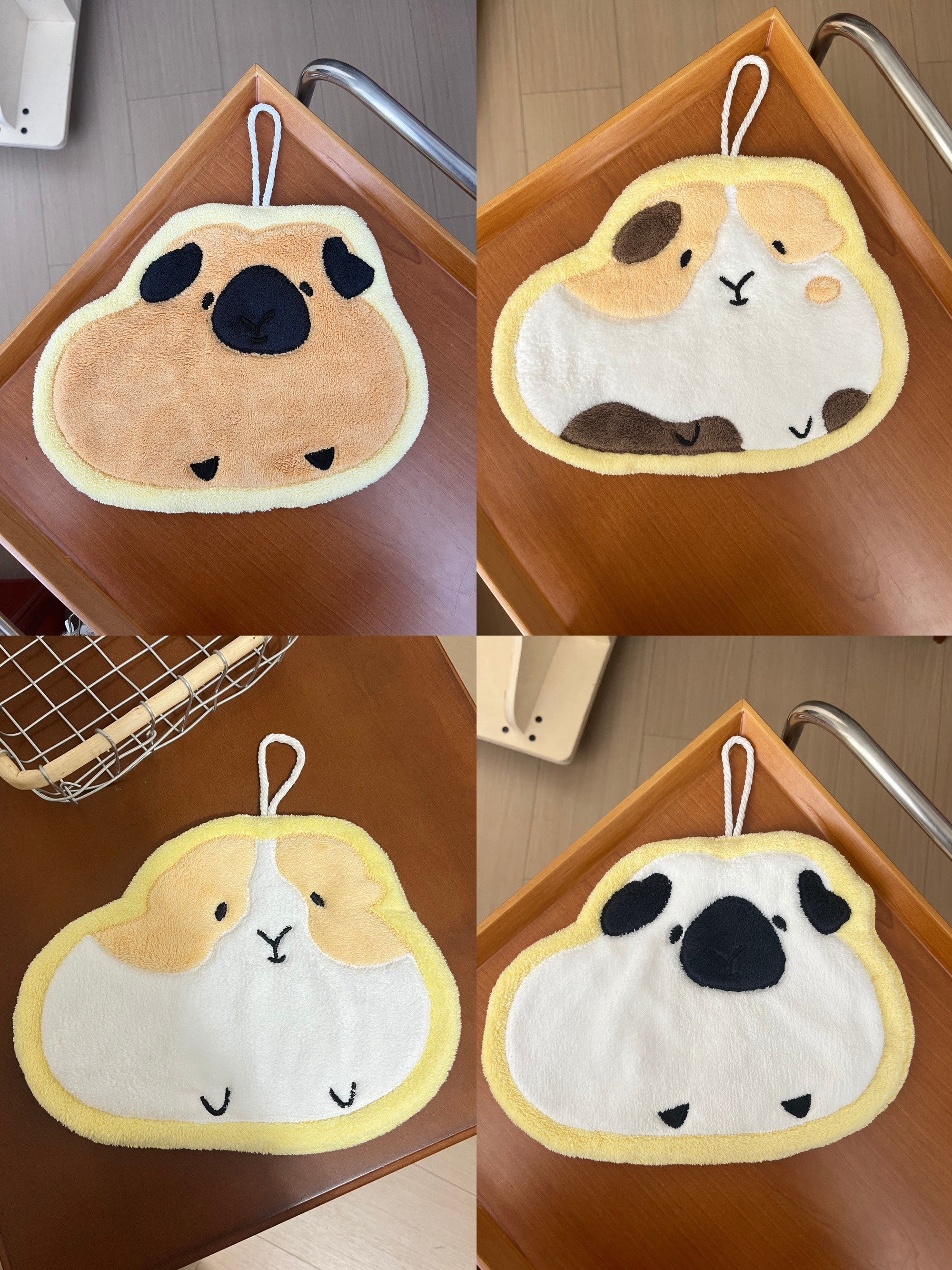 モルモットぬいぐるみハンドタオル