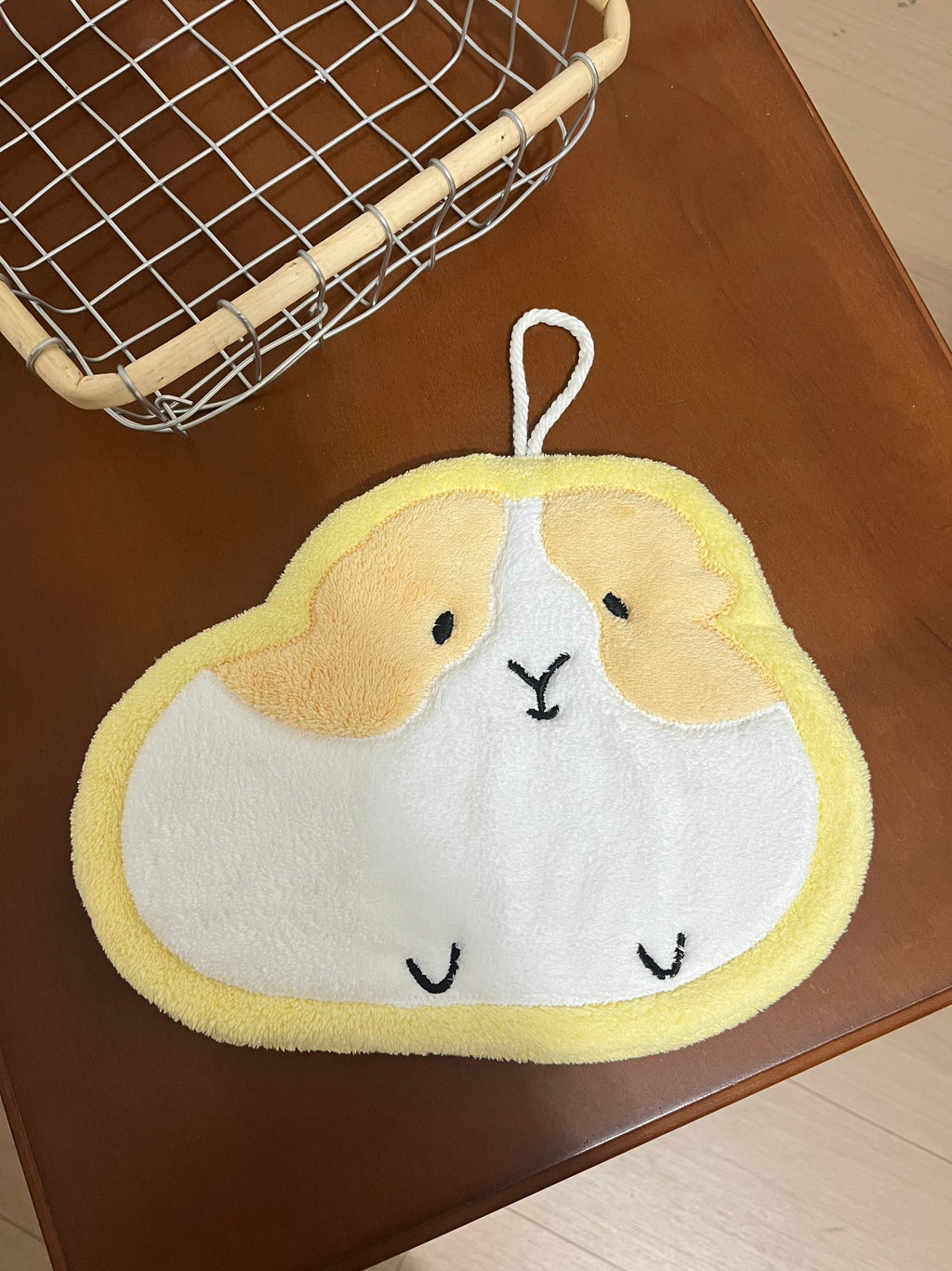 モルモットぬいぐるみハンドタオル
