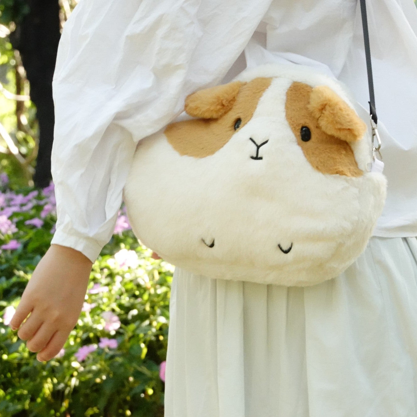 Original Plush Guinea Pig Crossbody Bag