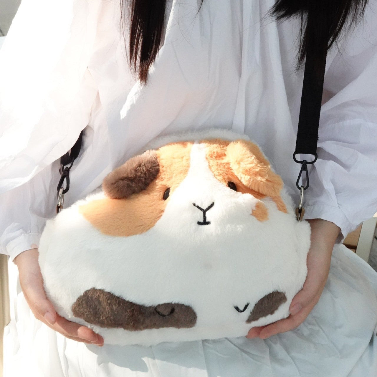 Original Plush Guinea Pig Crossbody Bag