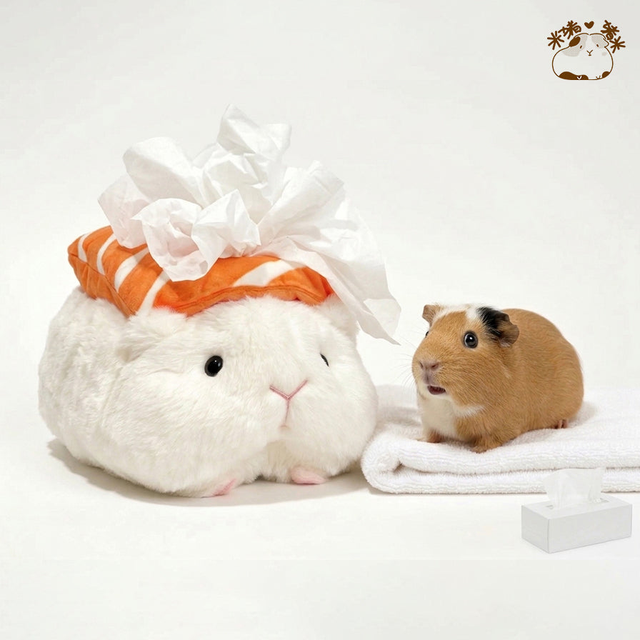 モルモットのぬいぐるみティッシュケース