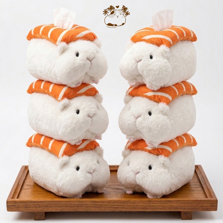 モルモットのぬいぐるみティッシュケース