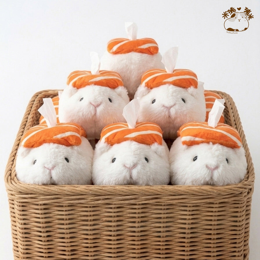 モルモットのぬいぐるみティッシュケース