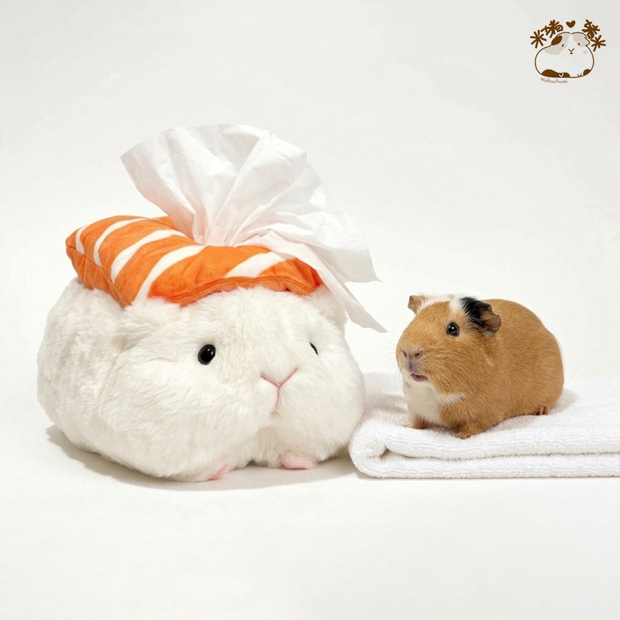 モルモットのぬいぐるみティッシュケース