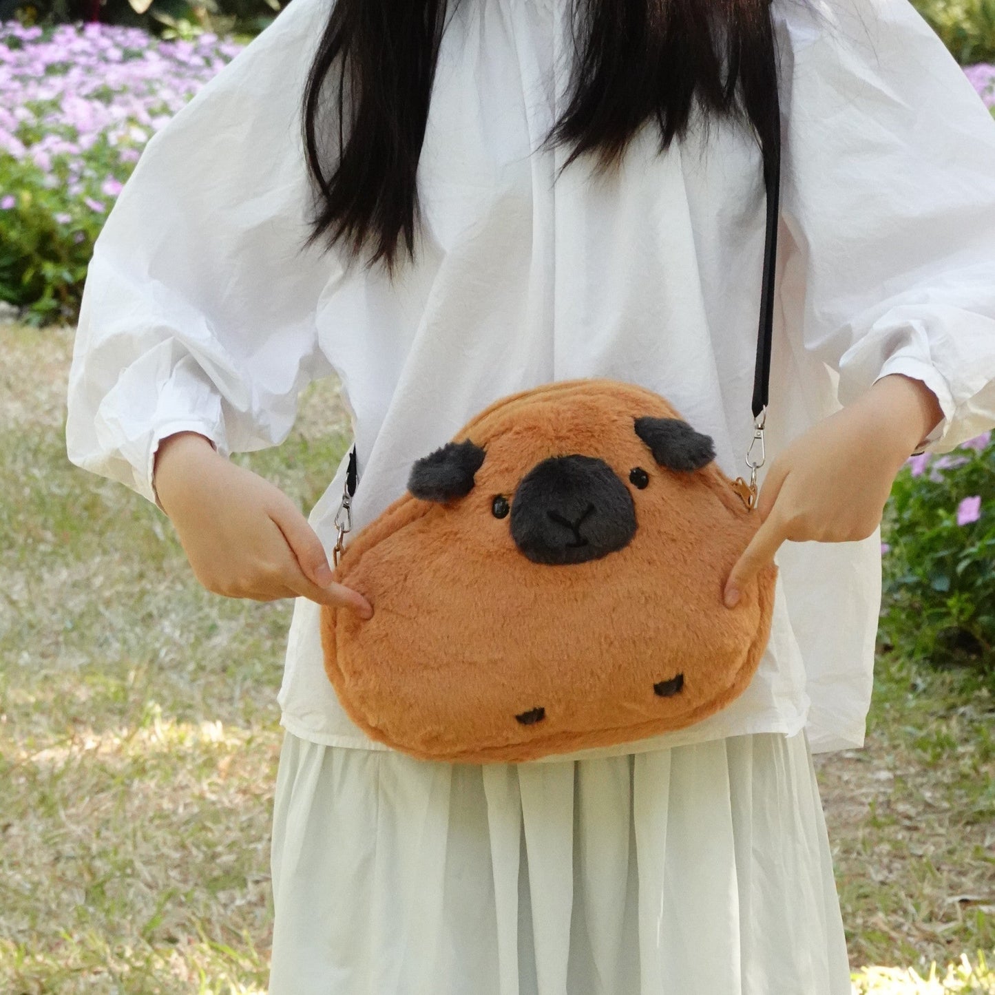 Original Plush Guinea Pig Crossbody Bag