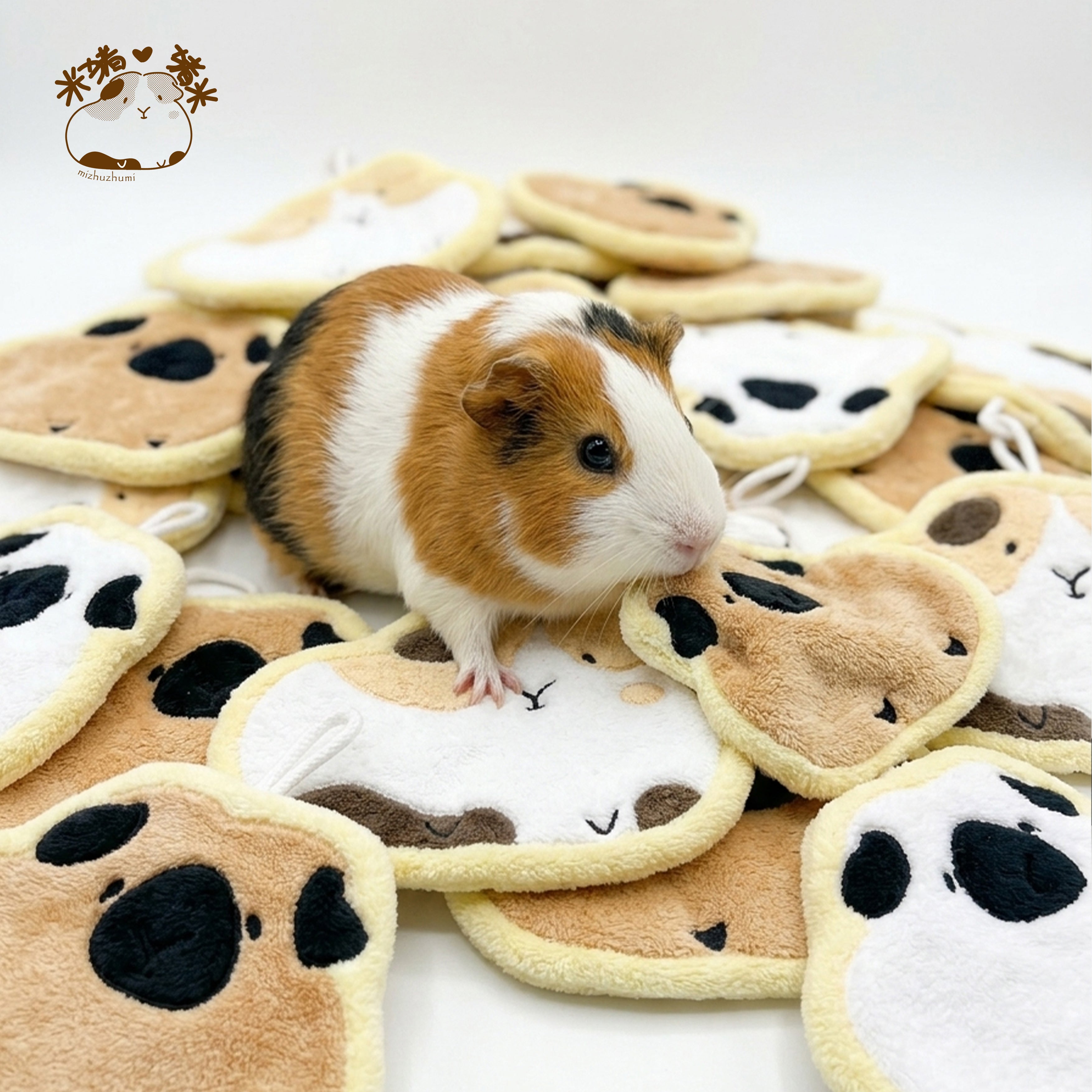 モルモットぬいぐるみハンドタオル