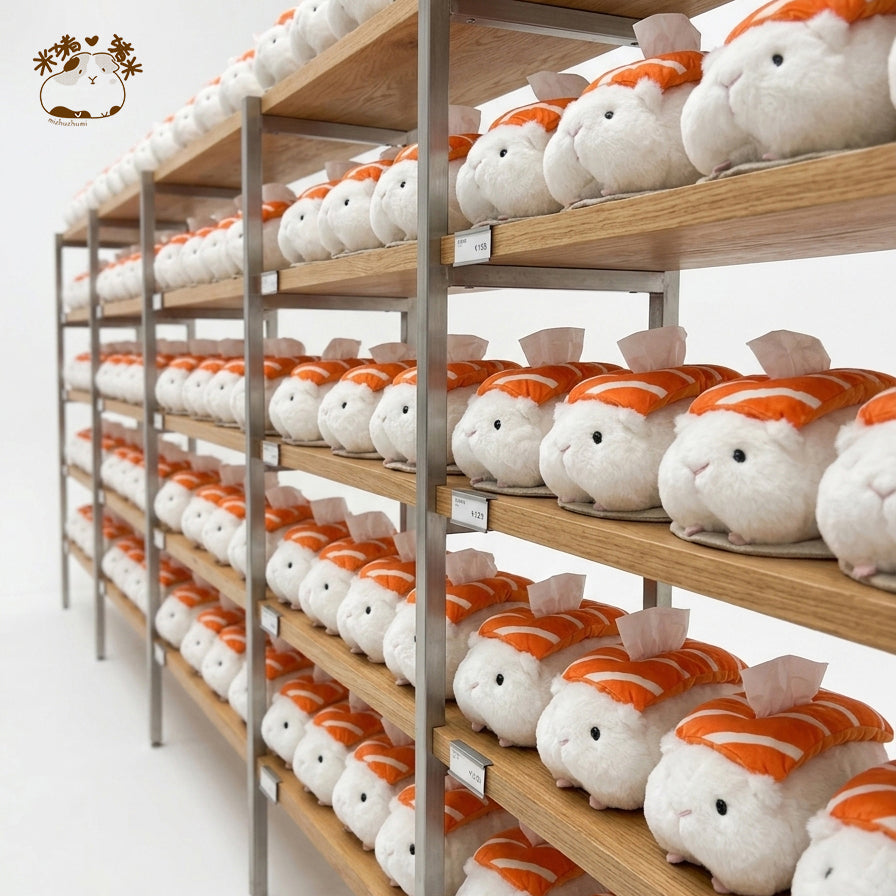 モルモットのぬいぐるみティッシュケース