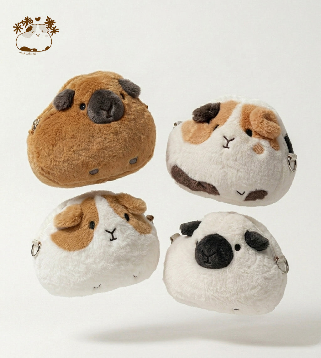 Original Plush Guinea Pig Crossbody Bag