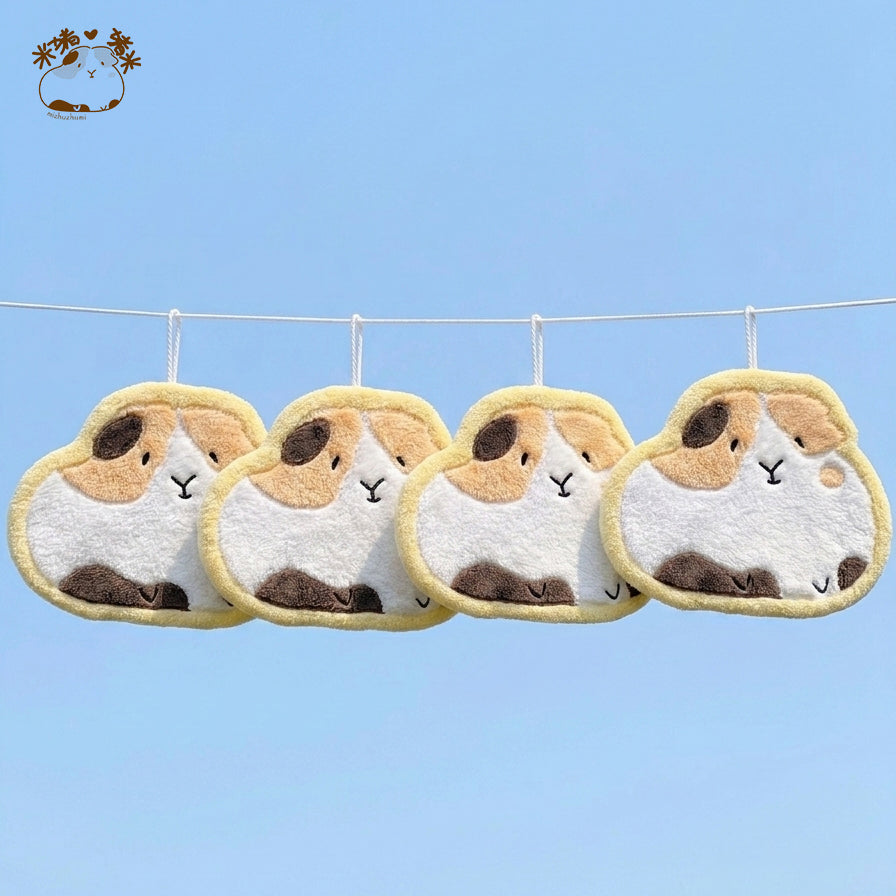 モルモットぬいぐるみハンドタオル