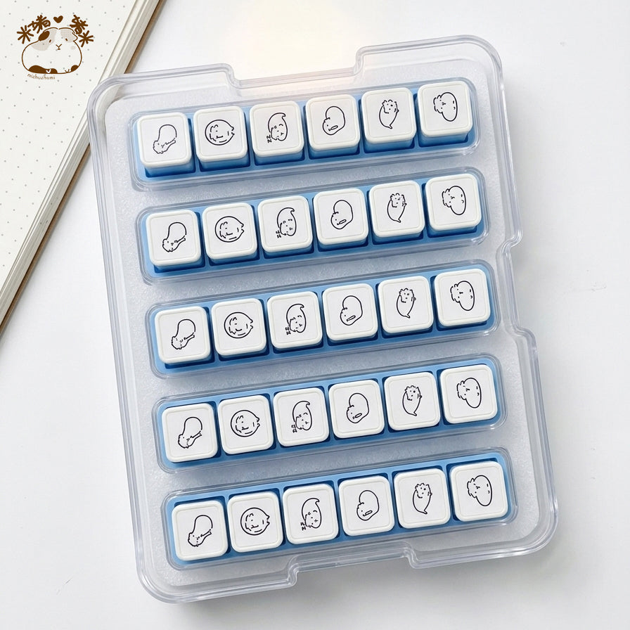 モルモット 6-in-1 取り外し可能スタンプブロック