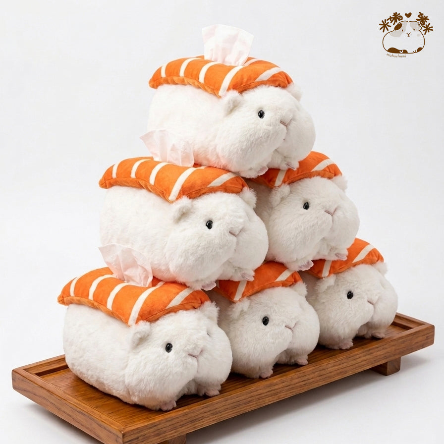 モルモットのぬいぐるみティッシュケース