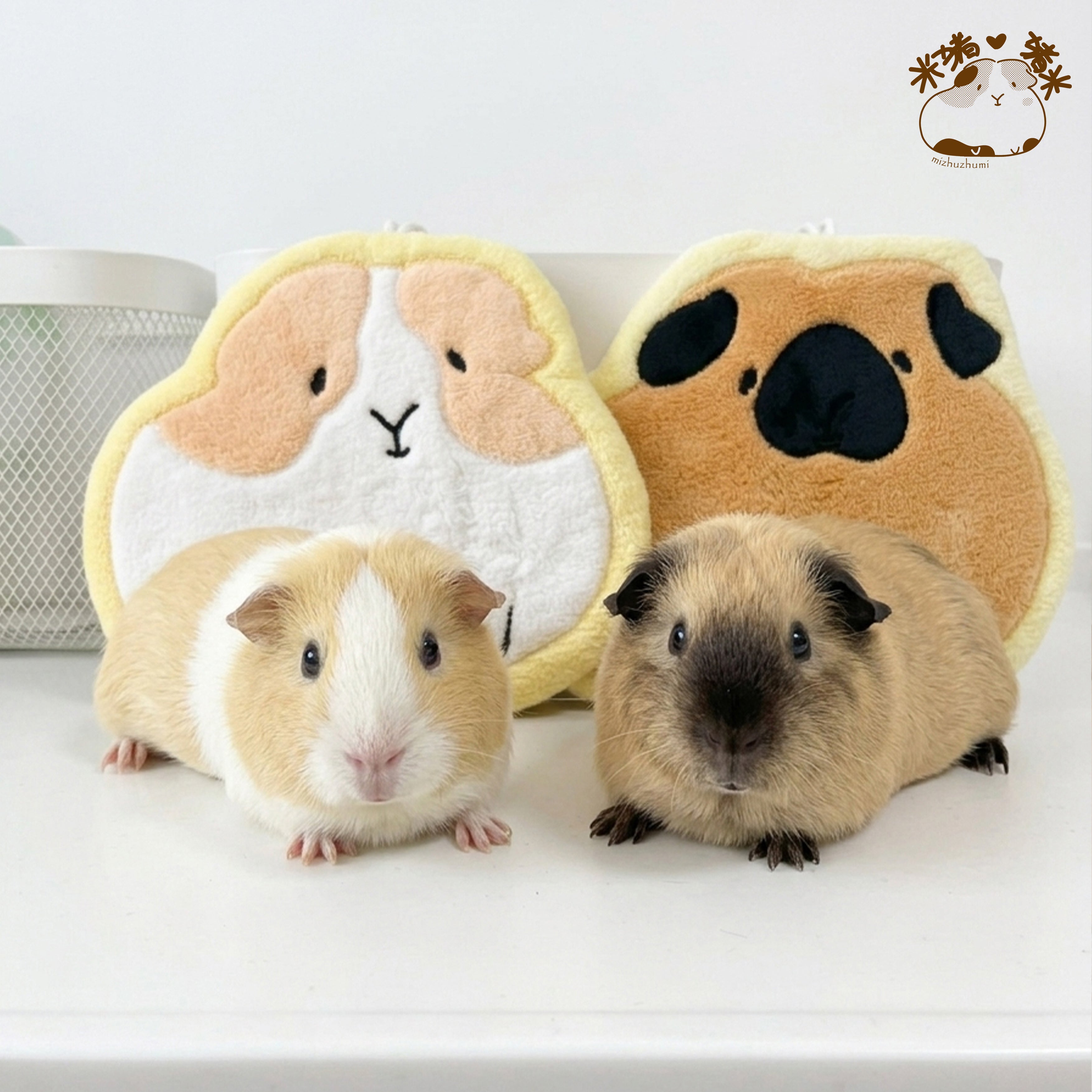 モルモットぬいぐるみハンドタオル