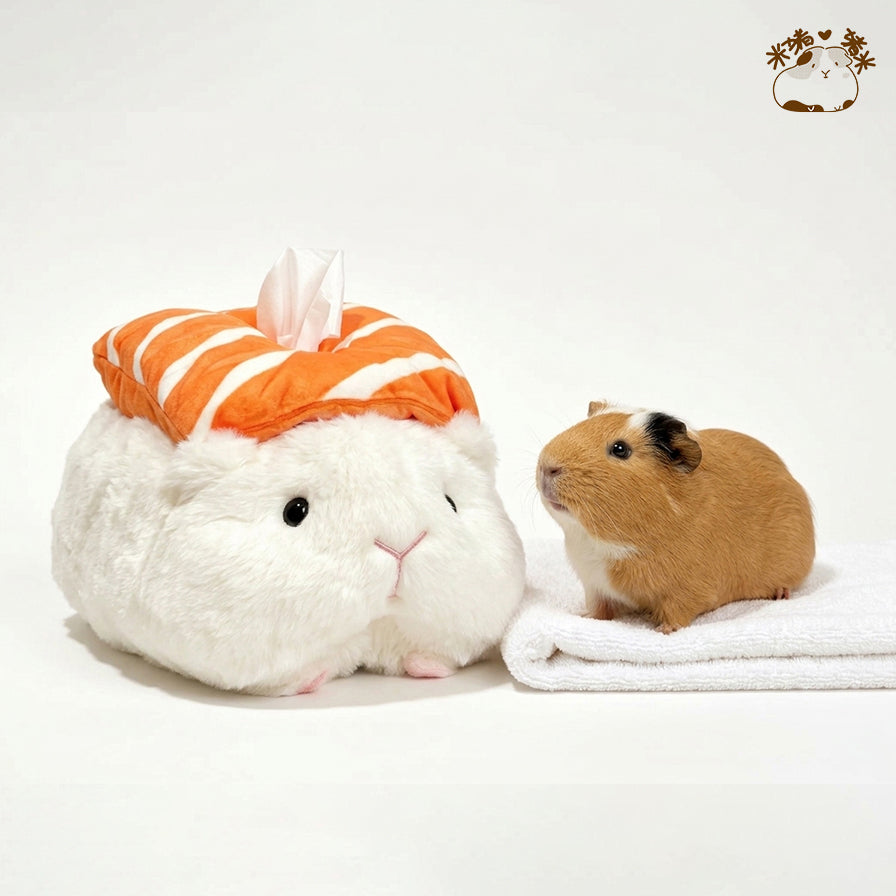 モルモットのぬいぐるみティッシュケース