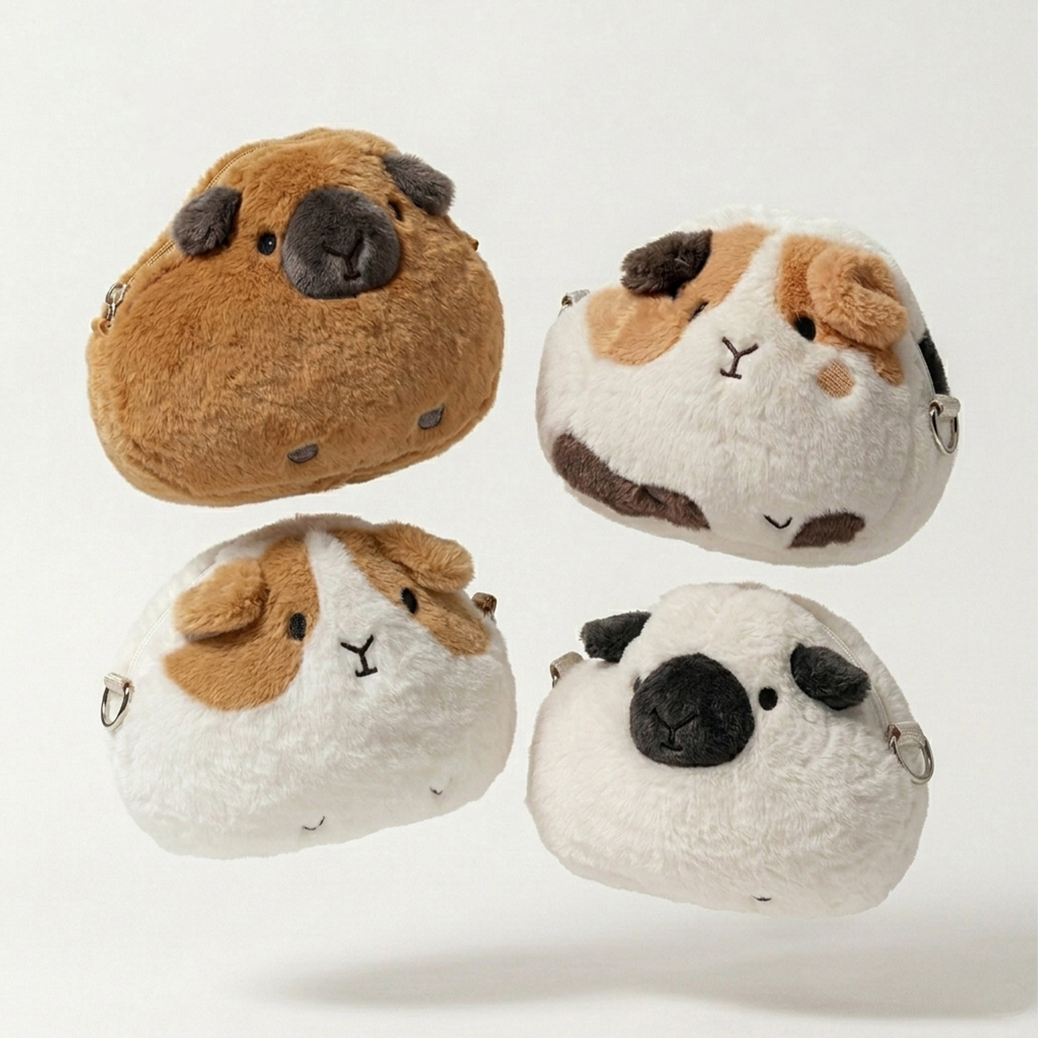 Guinea Pig Plush Crossbody Bag