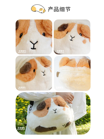 Original Plush Guinea Pig Crossbody Bag