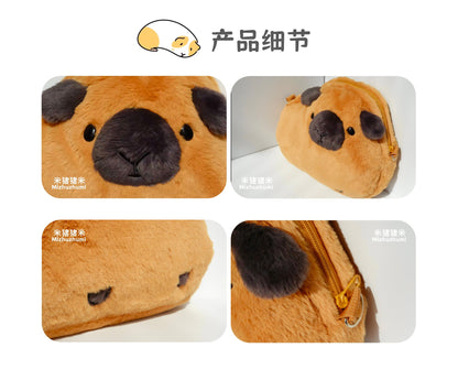 Original Plush Guinea Pig Crossbody Bag