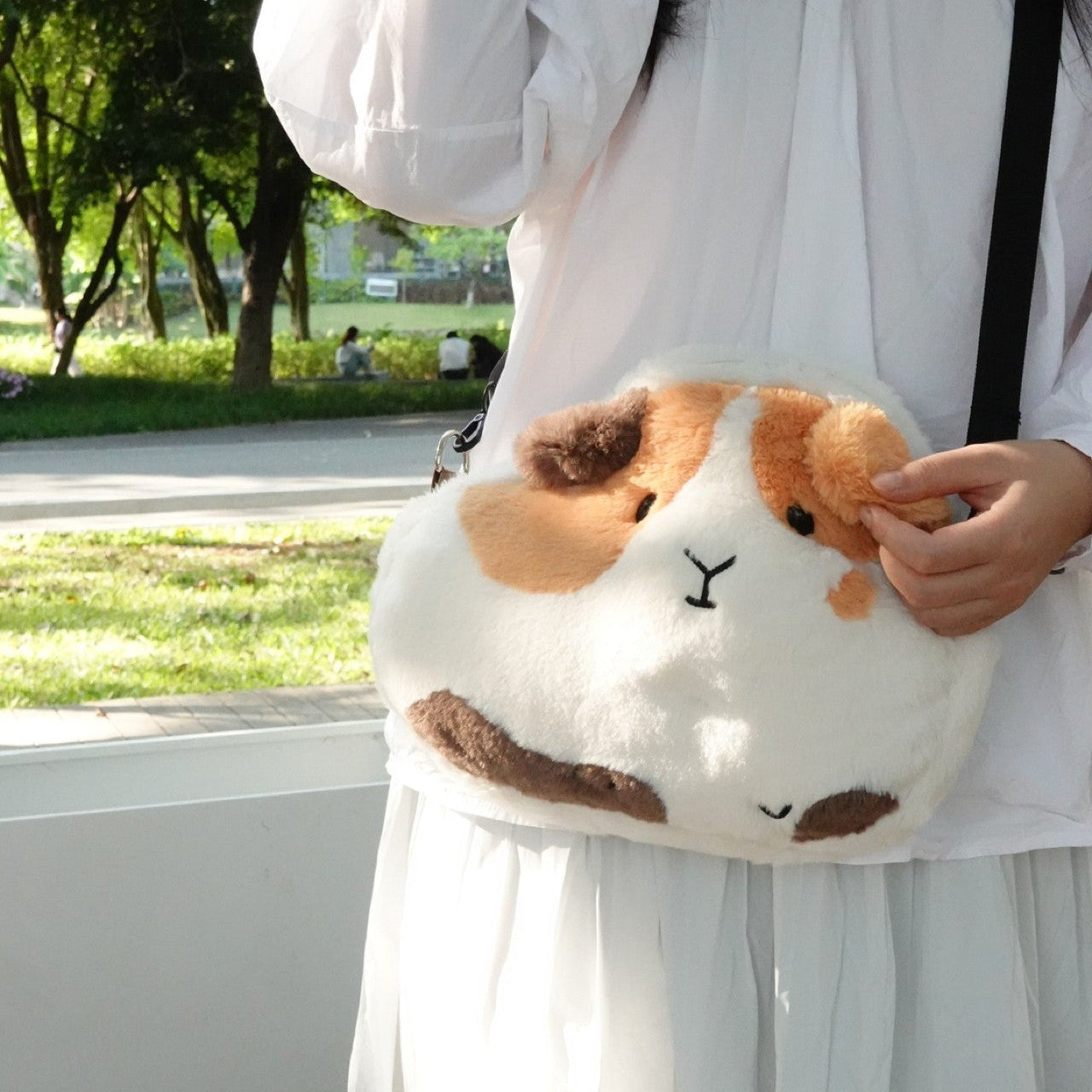 Original Plush Guinea Pig Crossbody Bag