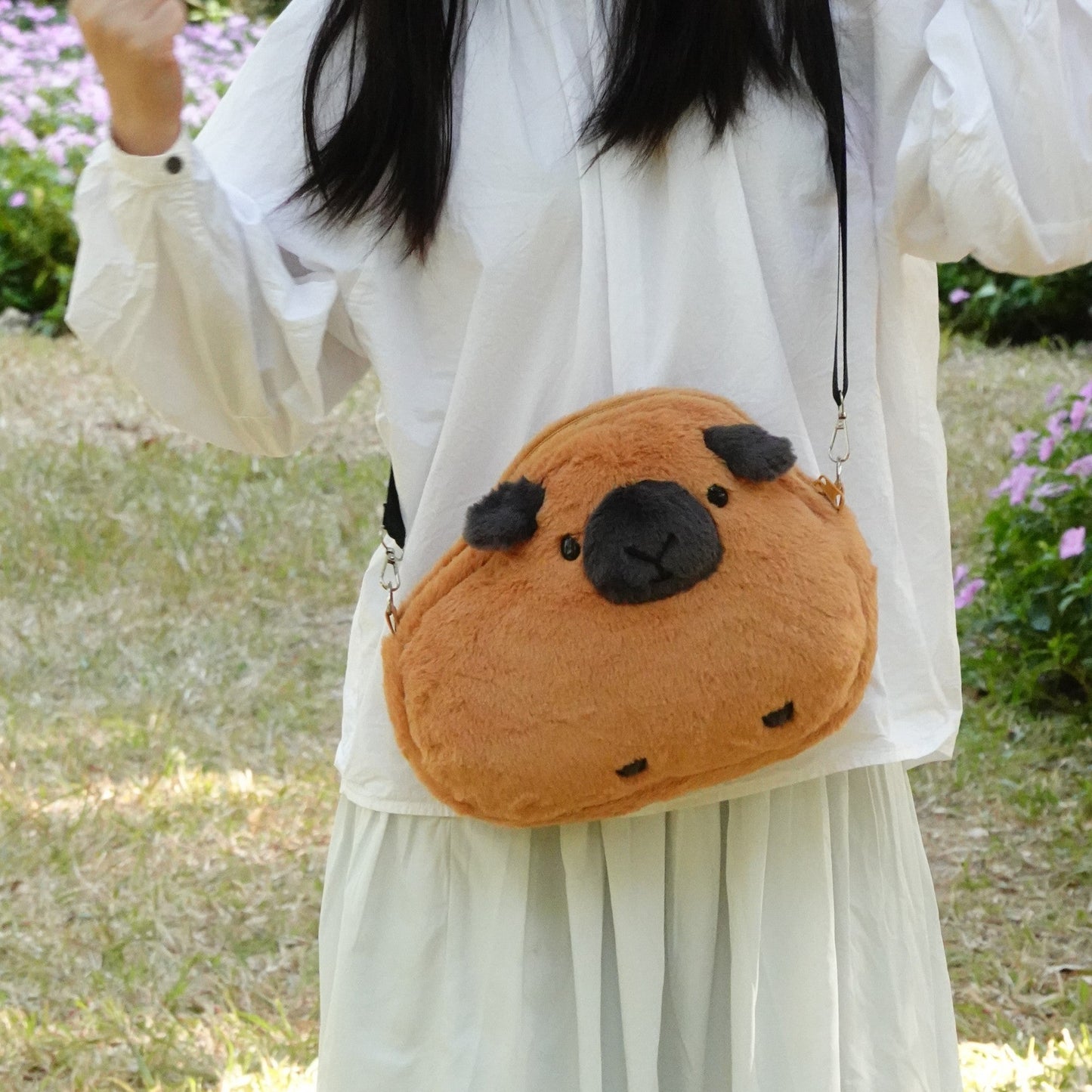 Original Plush Guinea Pig Crossbody Bag